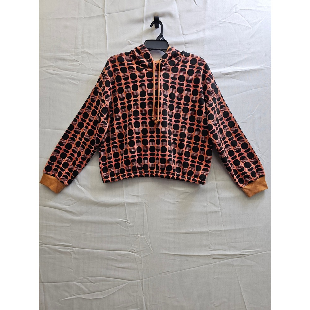 Black History Month Target Geometric Print Hoodie Sweatshirt XL‎ Orange Black